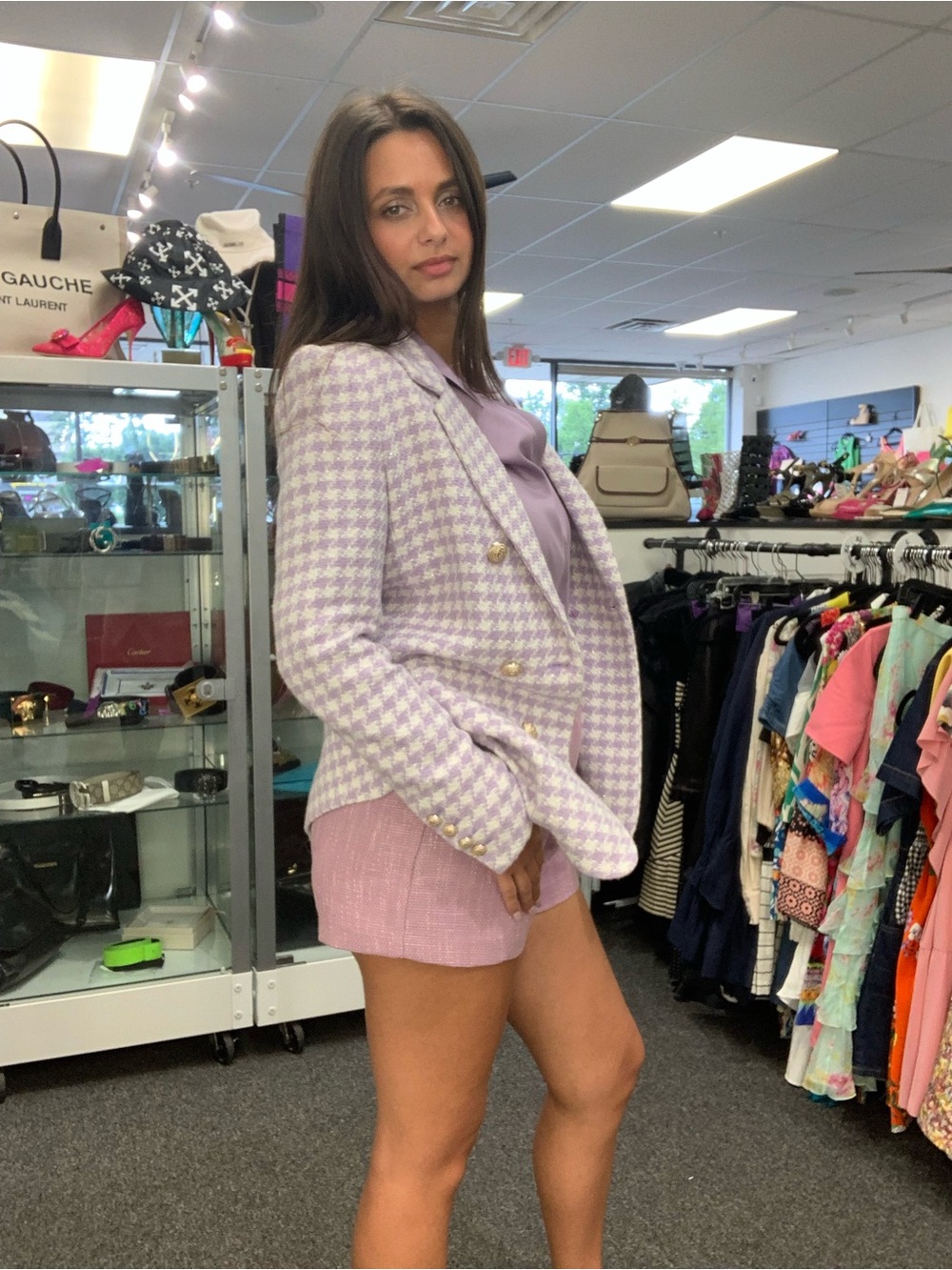 NWT Generation Love Houndstooth Blazer Sz XS - Picture 3 of 8